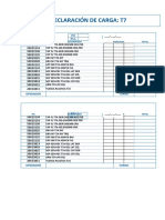 Declaracion de Carga