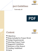 Project Guidelines: University 18