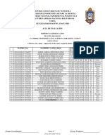 Venezuela University Act Evaluation Architecture Computer Class