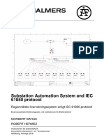 Substation Automation System and IEC 61850 Protocol: Regionnätets Övervakningssystem Enligt IEC 61850 Protokoll