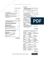 Pre-Intermediate End of Course Test: Listening Grammar