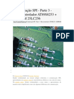 Configuração SPI Master AT89S8253 + EEPROM 25LC256