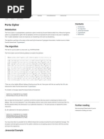 Porta Cipher: Ciphers