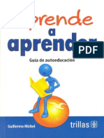 Aprende A Aprender Guía de Autoeducacon PDF