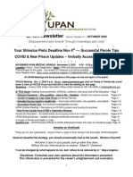 UPAN Newsletter Volume 7 Number 10 October 2020