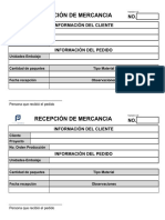 Formulario Recepcion de Mercancia PDF