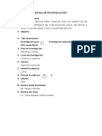 Ficha de Investigación