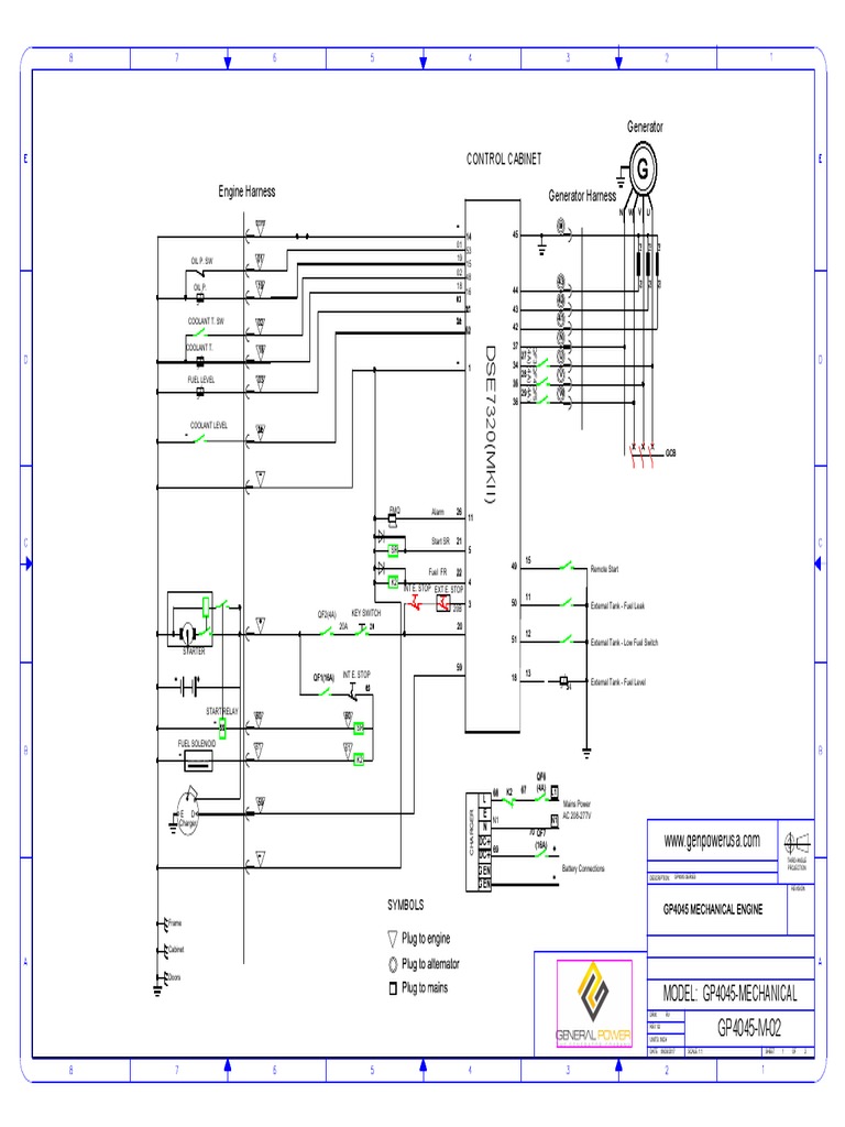 GP Mechanical Wiring Diagram | PDF | Electrical Engineering