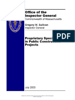 SOP251 Proprietary Item Specifications by Inspector General 2013 July Attachment B