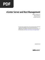 Vcenter Server and Host Management VMware Vsphere6.5 - ESXi6.5 - Vcenter Server6.5 PDF