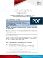 Guía de Actividades y Rúbrica de Evaluación - Unidad 2 - Paso 2 - Documentación de La Regulación Del Problema