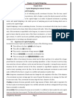 Chapter-3: Capital Budgeting Chapter-Three Capital Budgeting/Investment Decision 3.1. Definition of Capital Budgeting