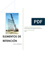 ELEMENTOS DE RETENCION Muros y Tablestac PDF