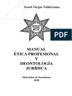 2020 Ética Profesional y Deontología Jurídica PDF