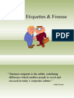 Business Etiquettes & Finesse