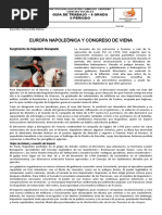 Guía #1 OCTAVO 3 Europa Napoleónica y Congreso de Viena