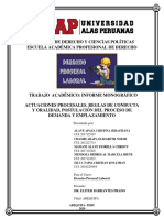 Trabajo de Derecho Procesal Laboral PDF