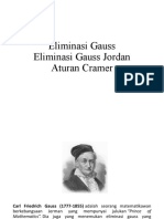 Eliminasi Gauss + Gauss Jordan-1