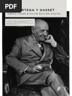 Dosier Obras Completas Ortega y Gasset 1