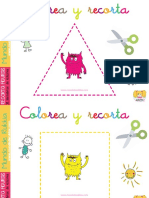 2) Colorea y Recorta Figuras Geométricas PDF
