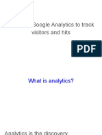 Installing Google Analytics To Track Visitors and Hits
