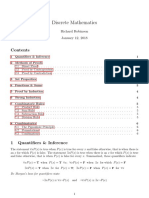 Discrete Mathematics: Richard Robinson January 12, 2018