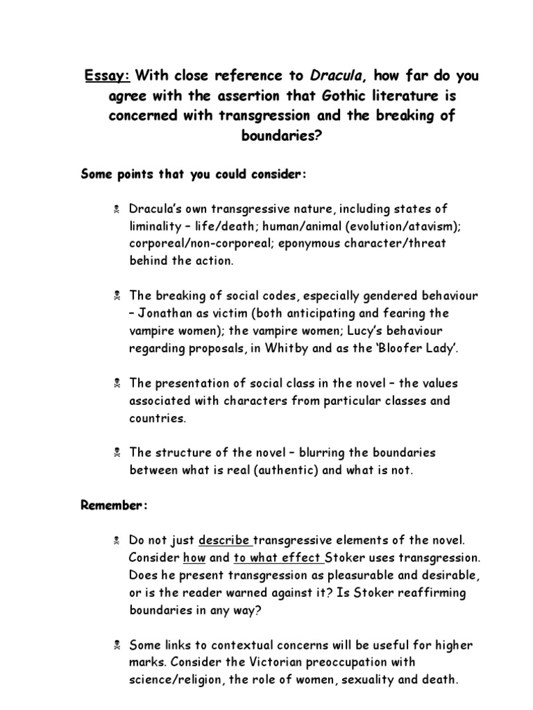 Transgression essay 02 picture