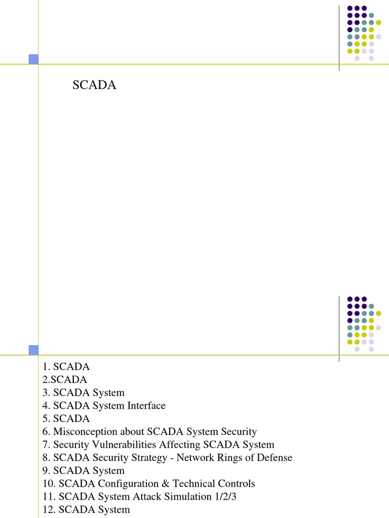 Scada | PDF