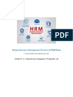 Human Resource Management Practice of EXIM Bank: Group No-02