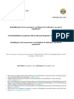 Rehabilitacion Oral en Pacientes Con Displasia Ectodermica