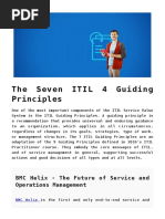 The Seven ITIL 4 Guiding Principles: BMC Helix - The Future of Service and Operations Management