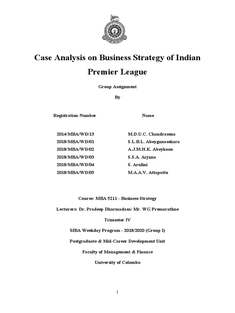 IPL Business Strategy and Revenue Analysis | PDF | Franchising | Profit ...