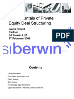 Fundamentals of Private Equity Deal Structuring