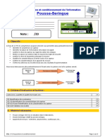 TP Capteurs Analogique Pousse Seringue Eleves V0