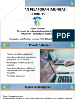 4. Pencatatan Pelaporan Imunisasi COVID-19