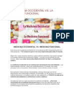 La Medicina Occidental vs. La Medicina Funcional PDF