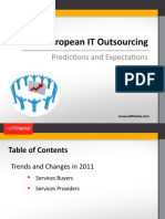 2011 European IT Outsourcing Predictions and Expectations