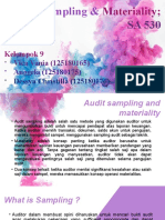 Kelompok 9 - Audit 2 - Ey - Sampling & Materiality Sa 530