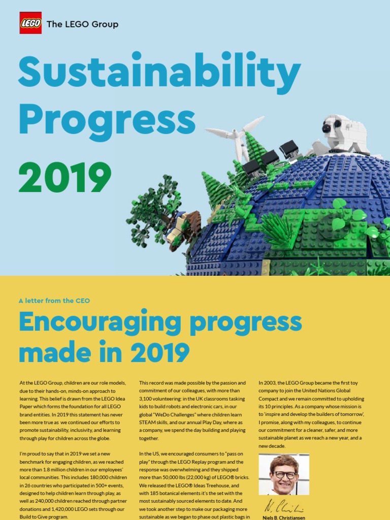The LEGO Group Sustainability Progress 2019 PDF | PDF | Sustainability ...