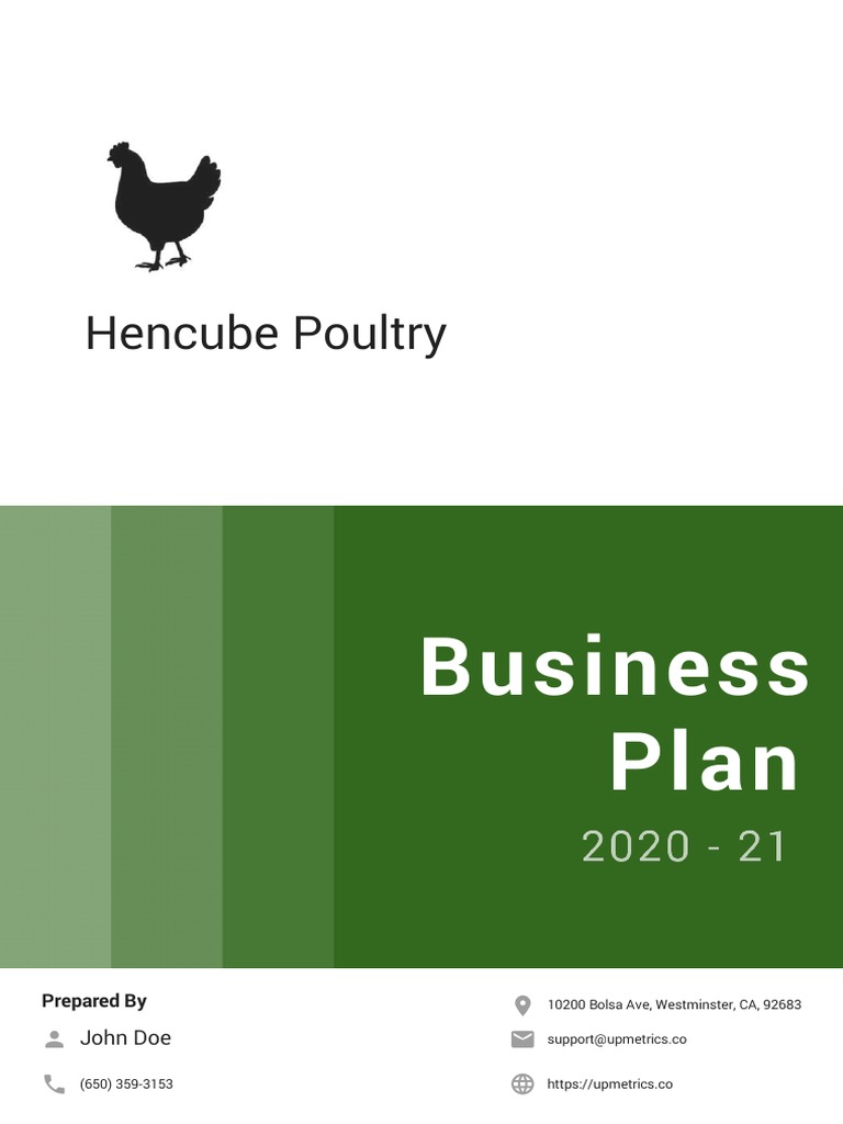 poultry farming business plan pdf download free