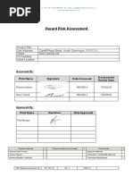 Hazard Risk Assessment