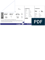 GoAir - Airline Tickets and Fares - Boarding Pass PDF