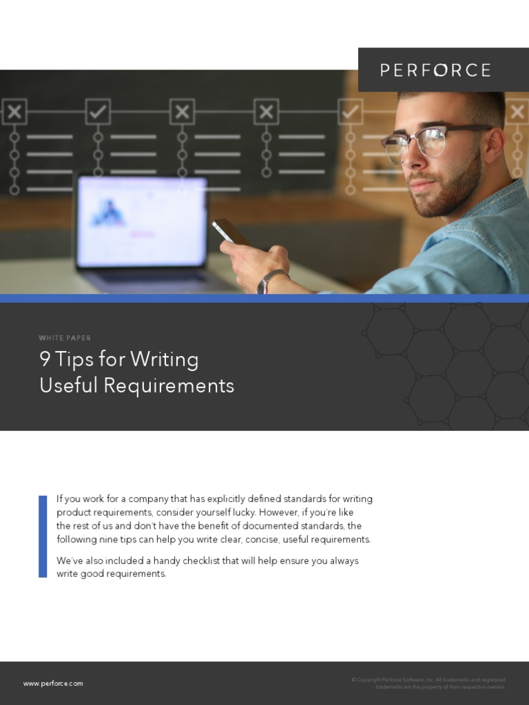 9 Tips For Writing Useful Requirements: White Paper | PDF | Trademark ...