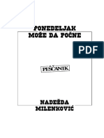 Nadezda Milenkovic Ponedeljak Moze Da Pocne PDF