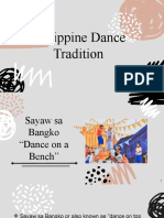 Philippine Bench Dance Tradition
