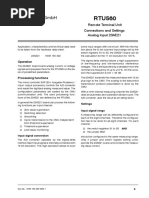 Abb Utilities GMBH: Remote Terminal Unit Connections and Settings Analog Input 23ae21