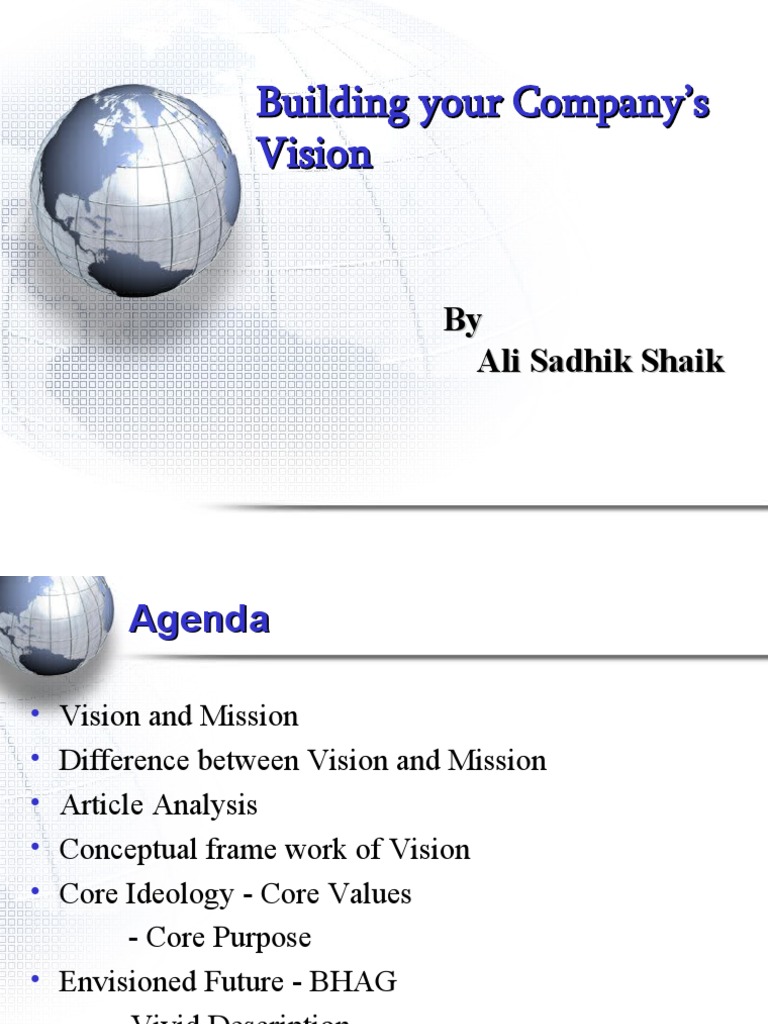Crafting a Compelling Company Vision | PDF | Business