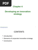 Developing An Innovation Strategy: © 2009 John Wiley & Sons LTD