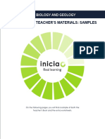 Teacher'S Materials: Samples: Biology and Geology