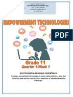 Empowerment Technologies PDF